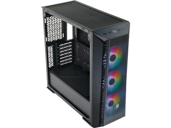Cooler Master MasterBox 520 MESH - Mid tower - utvidet ATX (E-ATX) - sidepanel med vindu (herdet glass) - ingen strømforsyning (ATX) - svart - USB/lyd