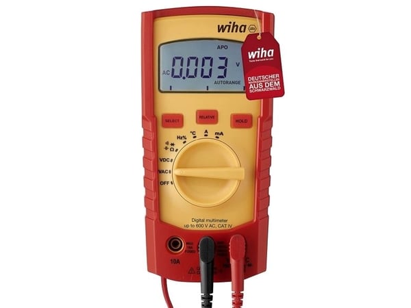 Wiha digitalt multimeter for 1000V AC CAT IV 45215