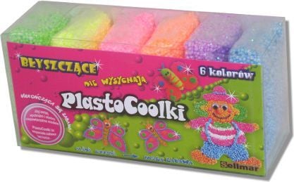 Sellmar plastkuler som glitrer 6 stk - PC6B