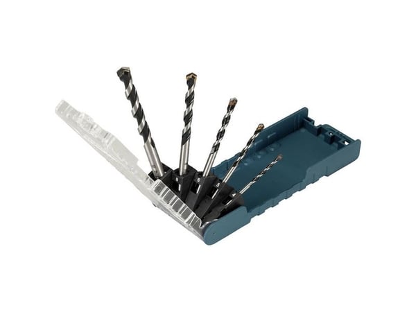 Makita E-14255 Carbide Multibor-sarja 5 osaa 4 mm, 5 mm, 6 mm, 8 mm, 10 mm Pikaporapatruuna 1 setti 1 setti