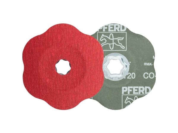 PFERD COMBICLICK fibre discs CONTOUR, 12,5 cm, 25 stykker