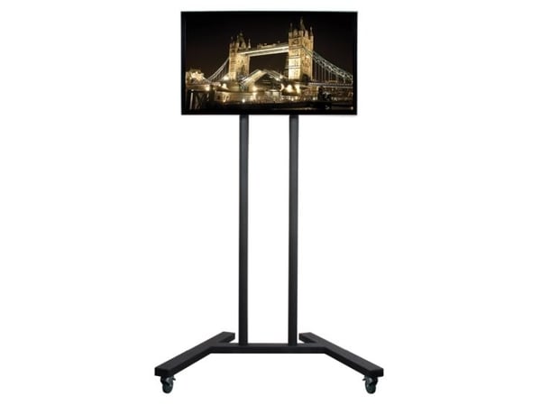 B-TECH BT8503 - Stativ - for flatpanel - svart - skjermstørrelse: inntil 50" - plassering på gulv
