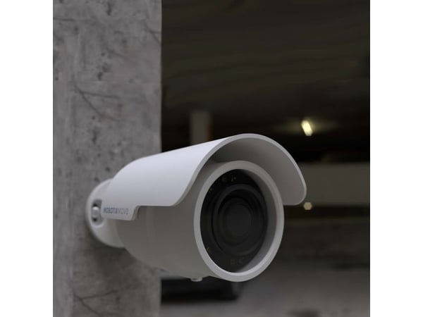 MOBOTIX MOVE - Nettverksovervåkingskamera - kule - utendørs - farge (Dag og natt) - 5 MP - 1920 x 1080 - 1080p - variabel fokallengde - LAN 10/100 ...