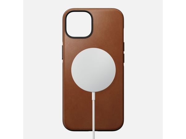 Nomad Modern, Suojus, Apple, iPhone 14, 15,5 cm (6.1"), Ruskea