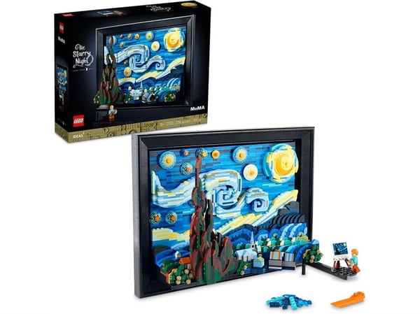 LEGO Ideas 21333 Vincent van Gogh - Tähtikirkkaat yöt