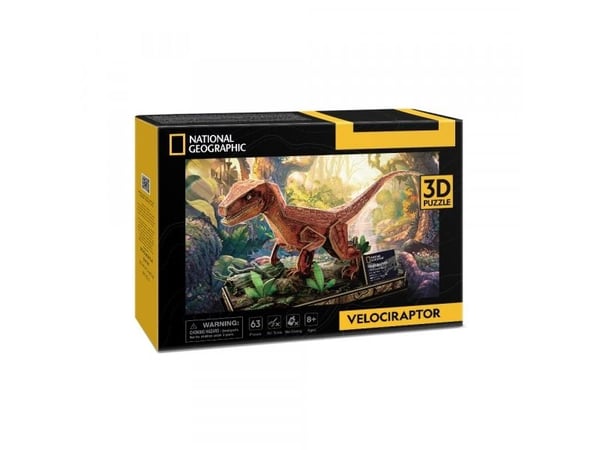 CubicFun Cubic Fun 3D palapeli NATIONAL GEOGRAPHIC WELOCIRAPTOR