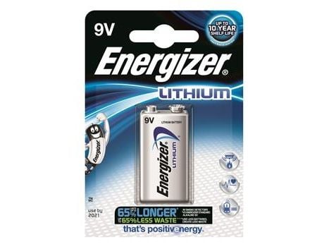 Energizer Ultimate Lithium - Batteri 9V - Li