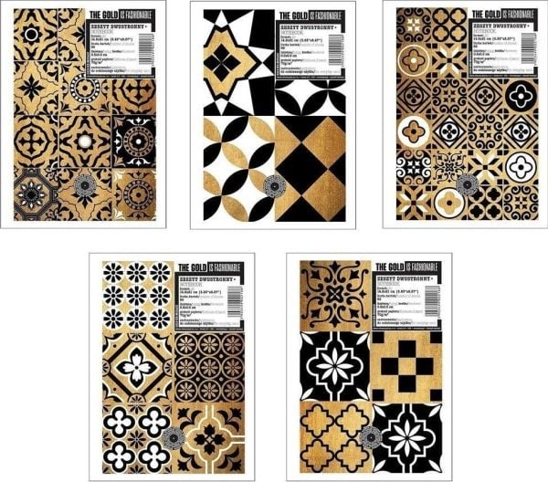 Ziemia Obiecana A5-hefte 60K ruter Mosaic brokade (10 stk)