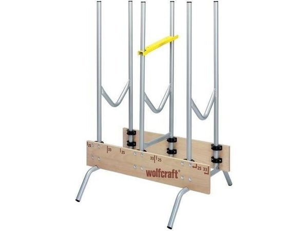 wolfcraft GmbH 5121000, Vedhållare, Metall, Trä, Svart, Grå, Trä, 150 kg, 700 mm, 675 mm