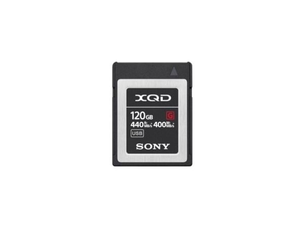 Sony QDG120F Flash-Speicherkarte (120 GB), 120 GB, XQD, 440 MB/s, 400 MB/s, Vedenkestävä, Lämmönkestävä, Musta