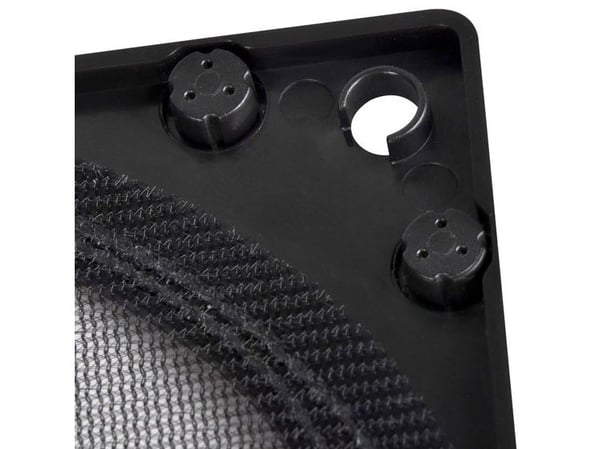 SilverStone FF125B - Viftegrill med filter - svart