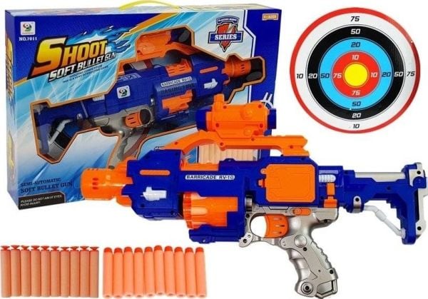 Lean Sport vaahtomuovinen luotikivääri pyörivällä maalitaululla 45cm