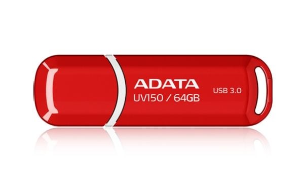 ADATA DashDrive UV150 - USB flash-enhet - 64 GB - USB 3.0 - röd