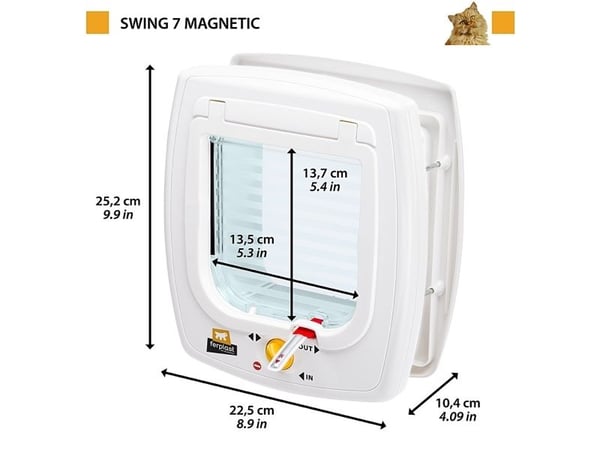 Ferplast Kattlucka Swing 7 Magnetisk