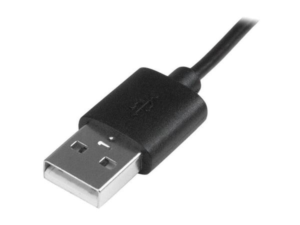 StarTech 1m / 3ft USB to Micro USB Cable with LED Charging Light - M/M USB to Micro USB Charging Cable - USB Charger Cable (USBAUBL1M) - USB-kabel ...