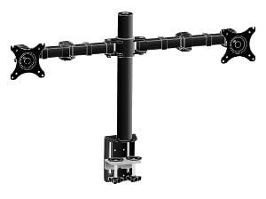 Iiyama DS1002C-B1 - Monteringssett - justerbar arm - for 2 skjermer - svart - skjermstørrelse: 10"-30" - skrivebordsmonterbar - for ProLite E2783QS...