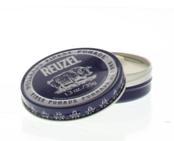 Reuzel Fiber Pomade, Hårvoks, 35 g, Menn, Alle hårtyper, Blikkboks, Modellering