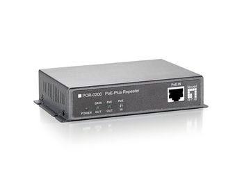 LevelOne POR-0200 - Forsterker - 100Mb LAN - 10Base-T, 100Base-TX - 2 porter - RJ-45 / RJ-45 - opp til 100 m
