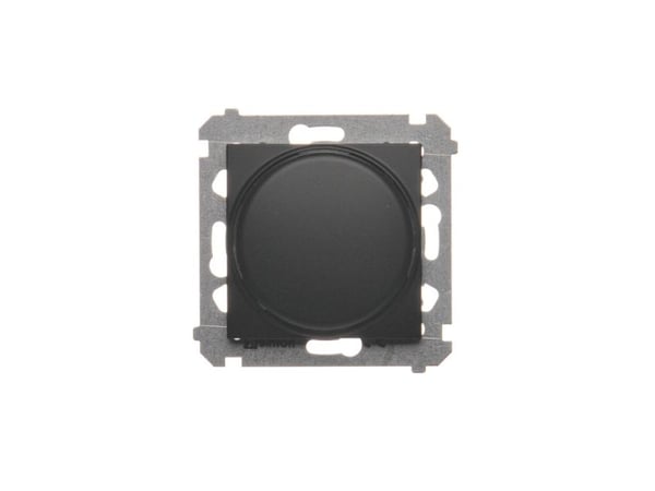 Kontakt-Simon Simon 54 dreiedimmer for LED 230 V (modul) 2–250 W svart matt, maks 10 LED-kilder DS9L.01/49