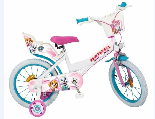 BØRNECYKEL 16" TOIMSA TOI1681 PAW PATROL HVID