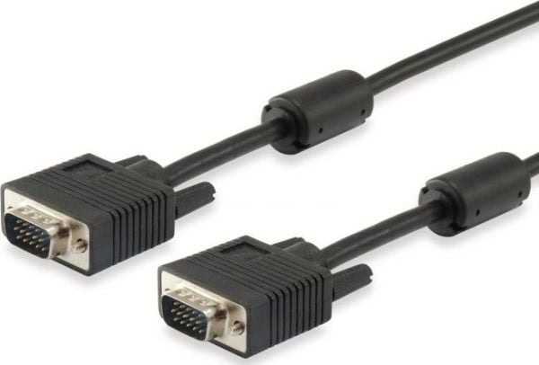 Equip 118817, 1,8 m, VGA (D-Sub), VGA (D-Sub), Hanstik, Hanstik, Musta