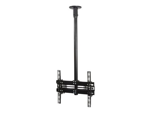 B-TECH PRO Install BT8424 - Monteringssett (takmontering) - for LCD-skjerm - låsbar - svart - skjermstørrelse: inntil 55" - takmonterbar