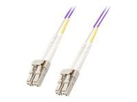 MicroConnect - Nettverkskabel - LC/UPC-multimodus (hann) til LC/UPC-multimodus (hann) - 5 m - 5 m - fiberoptisk - 50 / 125 mikroner - OM4 - halogen...