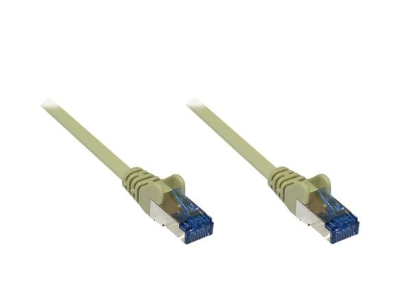 Liitäntäjohto RJ45 S/FTP Cat6a 1.50m harmaa halogeeniton