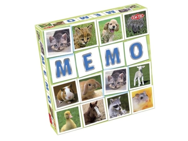 Tactic Animal Babies Memo, Kortspil, Chancespil, 3 År