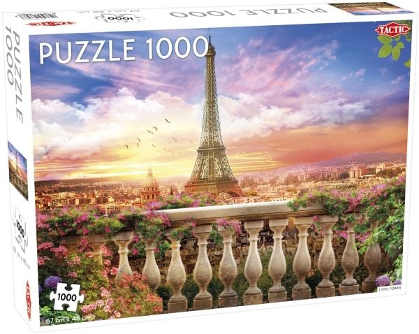 Tactic Puzzle Lovers Eiffeltårnet 1000 brikker Tactic Puzzle Lovers Eiffeltårnet 1000 brikker