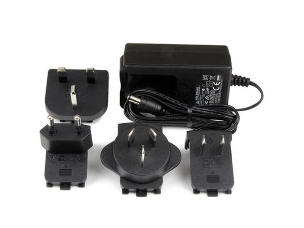 StarTech Universal Replacement Power Adapter - DC 9 Volts, 2 Amps Power Adapter (SVA9M2NEUA) - Strømadapter - AC 100-240 V - for P/N: RS232EXTC1, R...
