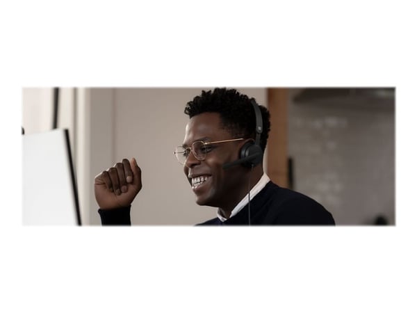 Microsoft Modern USB-C Headset for Business - Hodesett - on-ear - kablet - USB-C - svart - Certified for Microsoft Teams