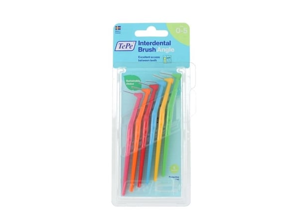TePe Angle interdentalbørster 0-5 Mix, 6 stk