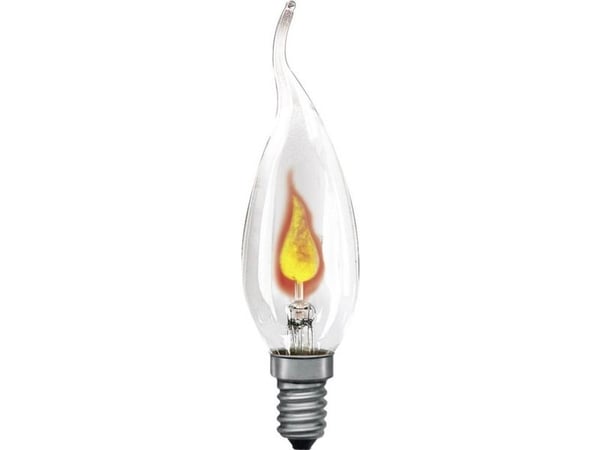 Paulmann Dekorativ kilde Cosylight flamme, gjennomsiktig E14 3W stearinlys