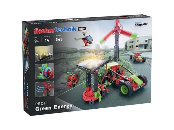 fischertechnik Green Energy, Rakennuspakkaus, 9 vuosi/vuosia, 343 kpl