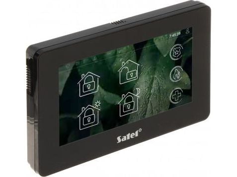 Satel INT-TSH2-B, 17,8 cm (7"), 1024 x 600 piksler, LCD, Sort, Vegg/bordplate, 12 V