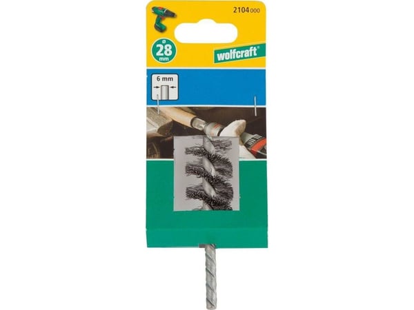 Cylinderbørster Wolfcraft (2104000) Diameter 28 x 60 mm 6 mm 1 stk
