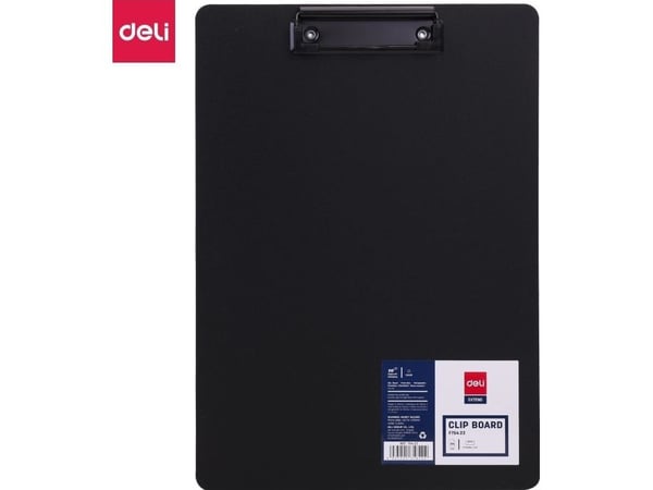Deli clipboard Deli F75422 A4 svart
