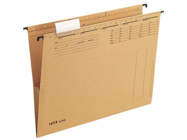 Leitz ALPHA - Hengefil - for A4 (210 x 297 mm) - naturlig brun