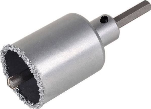 wolfcraft GmbH 3896000, Single/enkelt, Drill, Murstein, Gipsplate, Flis, Rustfritt stål, Tungsten Carbide Coated (TCC), Sekskanttange