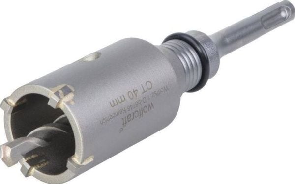 wolfcraft GmbH 5480000, Enkelt, Boremaskine, Kunstig sten, Mursten, Beton, Marmor, Naturlig sten, Flise, Grå, Metal, SDS-plus skaft