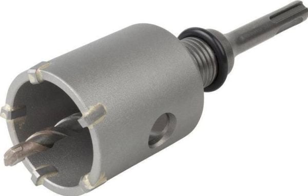 w-fcraft GmbH 5459000, Pyörivä poravasara, Pyöreä leikkuuporanterä, Oikea kierto, 5 cm, 70 mm, Kaasubetoni, Tiili, Betoni, Graniitti, Marmori, Kips...