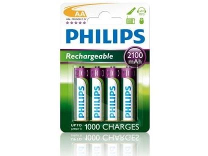 Philips Multilife R6B4A210 - Batteri 4 x AA-type - NiMH - (ladbare) - 2100 mAh