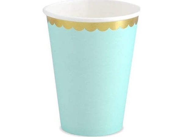 PartyDeco kopper (engang) lys blå 220 ml one size