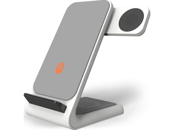 STM ChargeTree Swing, inomhus, USB, Trådlös laddning, Vit