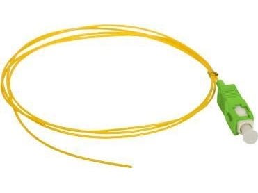 Alantec Pigtail SM 1J 9/125 (G.657.A1) SC/APC-kontaktlengde 2 m "EASY STRIP" - minste tilgjengelige bøyeradius (FOI-SCA-9SM-2-G657A)