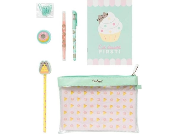 Pusheen skrivesett fra Foodie-serien (7 deler)