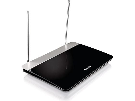 Philips SDV6227 - Antenni - levy, kaksoisdipoli - TV, HDTV, radio - sisätiloissa
