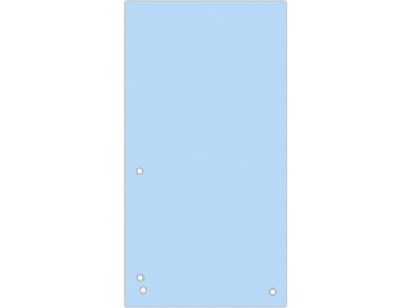 Donau skilleark DONAU papp 1/3 A4 235x105 mm 100 stk blå