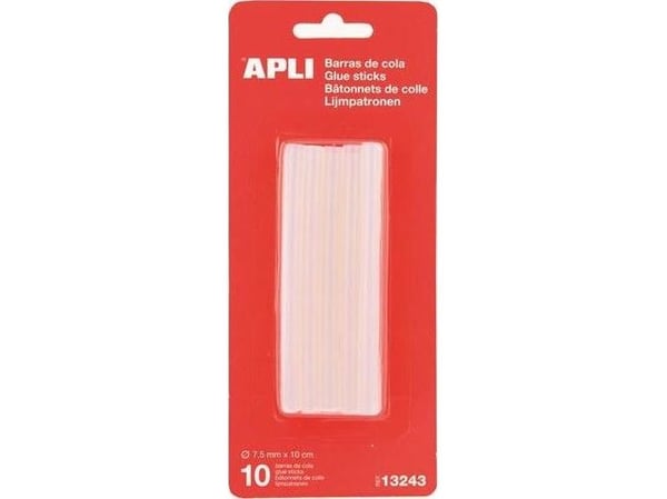 Apli limstift 7,5 mm x 100 mm gjennomsiktig 10 stk 13243